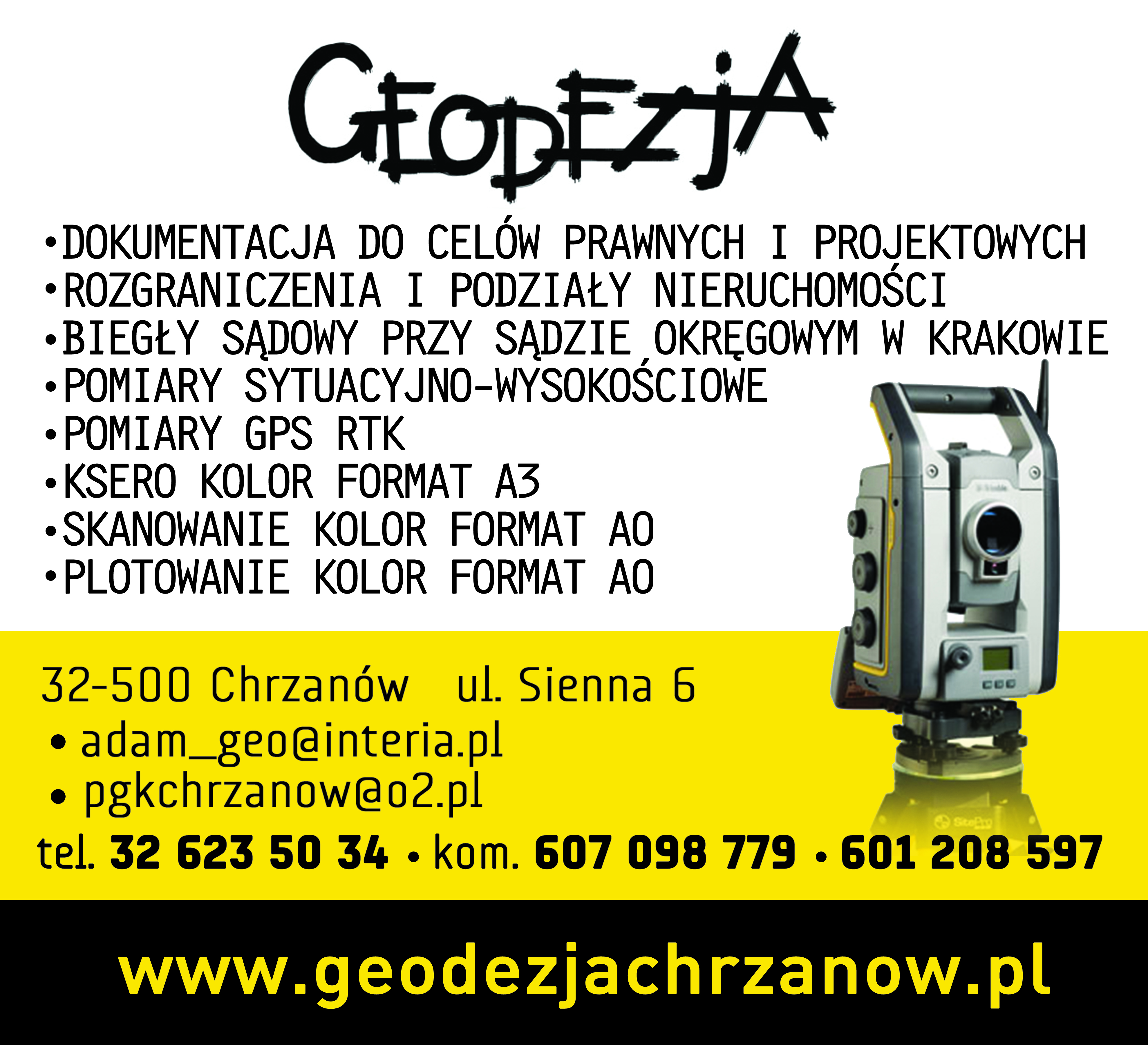 Pracownia Geodezyjno-Kartograficzna Adam Jarosz - mapy LIBIĄŻ kartografia LIBIĄŻ
